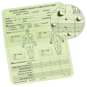 TCCC/MIST CARD