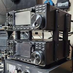 Icom Stacking Brackets, Ham Radio, 3D Printed