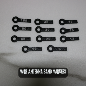 Wire Antenna Band Markers | Ham Radio HF & VHF Bands | Weather-Resistant | CQ Swag